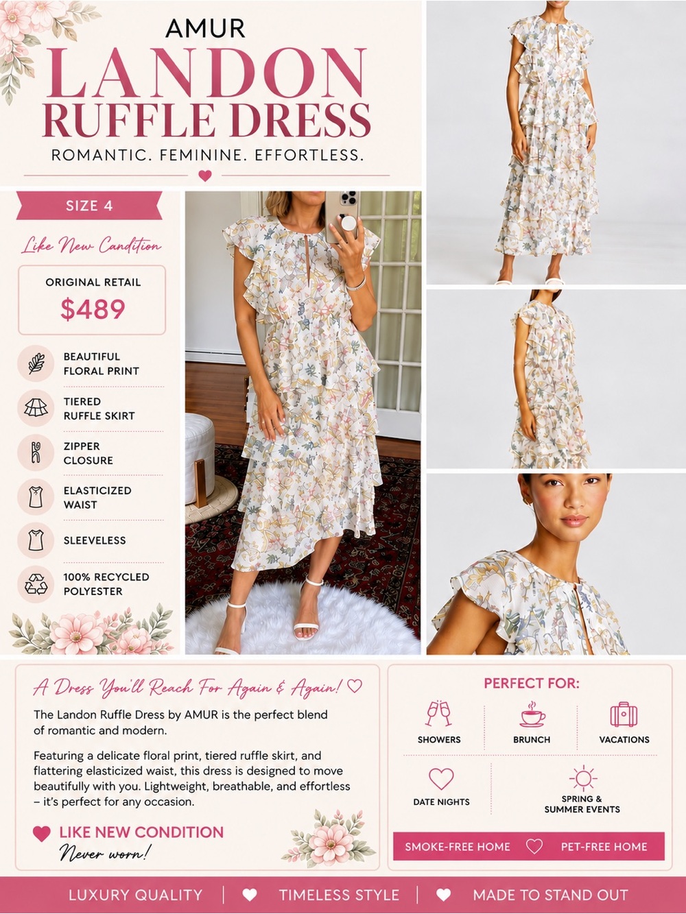 Landon Ruffle Dress